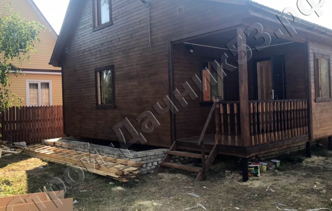1 Каркасно-щитовой дом Д-2, 6×8,75 м², Московская область, Раменский район, деревня Ганусово (8)
